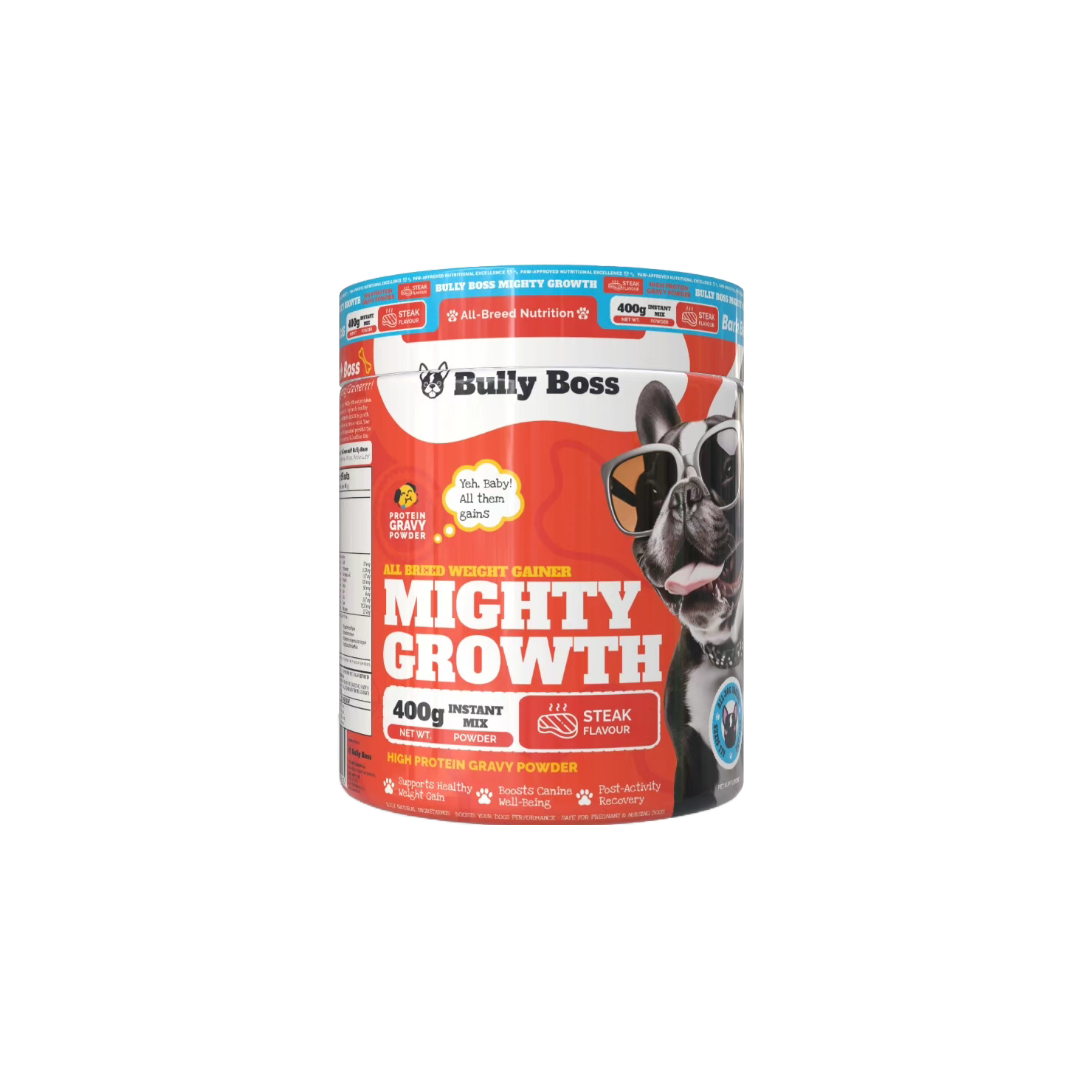 Bully Boss Mighty Growth (Weight Gainer For Dogs) Steak Flavour